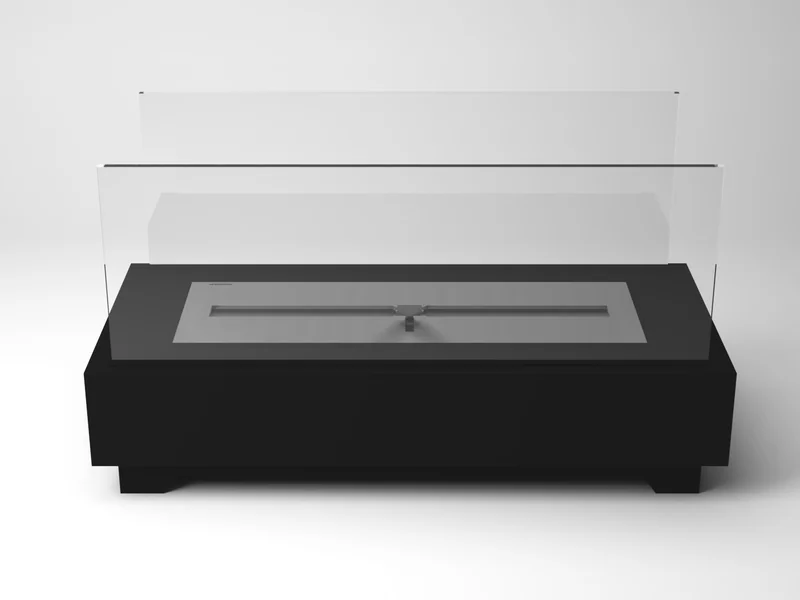 Lareira Design Collection Nero 2000 LSD-2000-AN da Somer em home office executivo ou sala de reunião corporativa de alto padrão