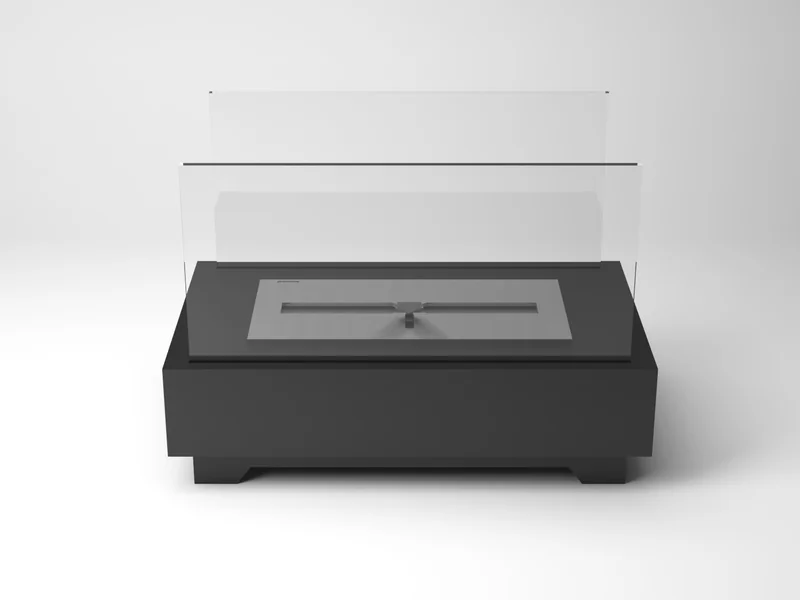 Lareira Design Collection Nero LSD-1500-AN da Somer em ambiente de home office ou escritório corporativo de alto padrão