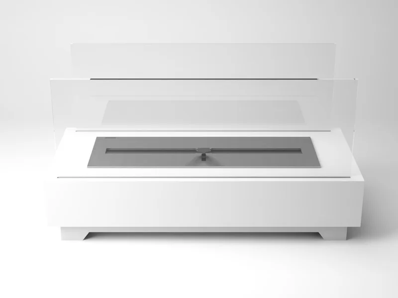 Lareira Design Collection Off White 2000 LSD-2000-AO da Somer em home office executivo ou sala de reunião corporativa de alto padrão